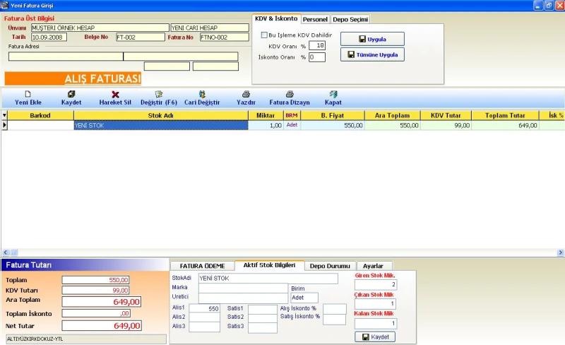Firmatik Atlantis Ön Muhasebe Ürün Resmi